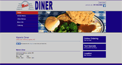 Desktop Screenshot of maries-diner.com
